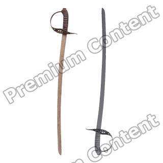 Sword Weapon RAW 3D Scan #2